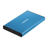 Akcesoria do dysków NATEC Kieszeń zewnętrzna HDD/SSD Sata Rhino Go 2,5 USB 3.0 niebieska NKZ-1280